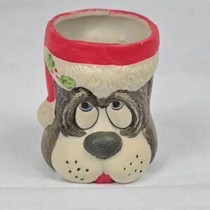 Jasco 1980 Sweet Keepers Dog Bisque Porcelain Holder